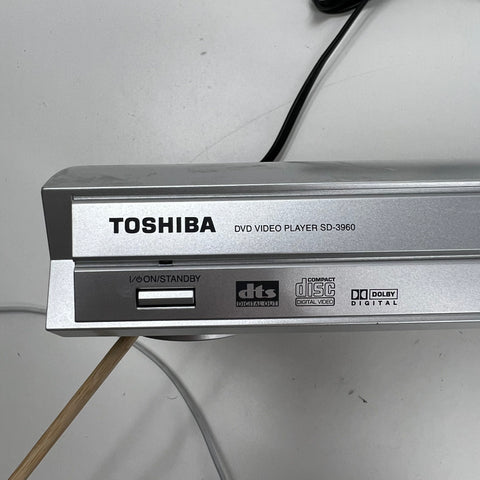 Vintage Y2K Toshiba SD-3960SU DVD Player Progressive Scan Component Digital Out
