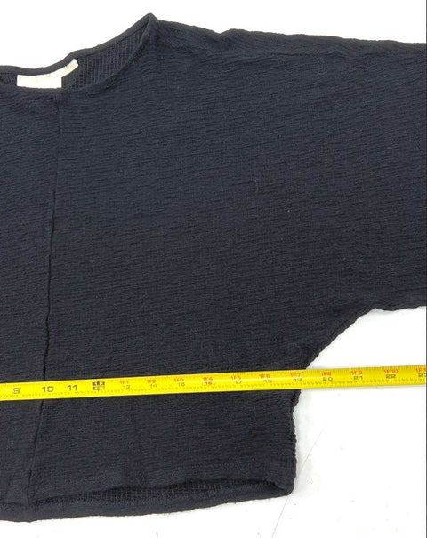 Anthropologie Lot of 2 Sweaters Black Maeve Cropped Tan Mock Neck Womens M