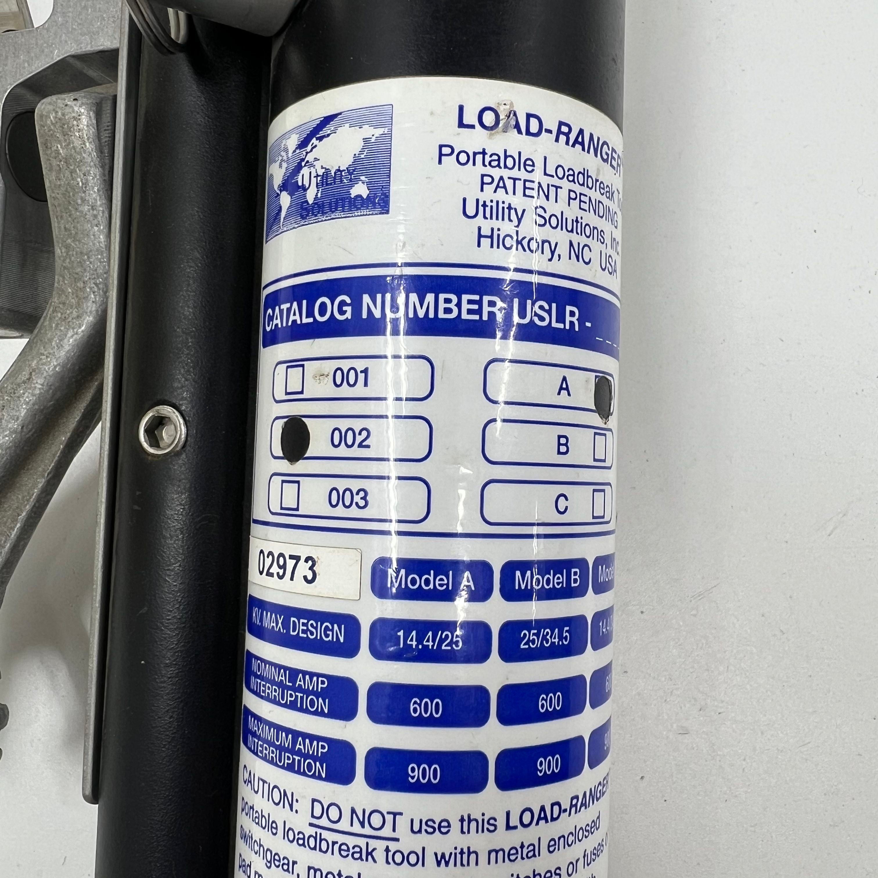 Utility Solutions LOAD RANGER USLR 002A Portable Load Break Tool 14.4/25kV 900A