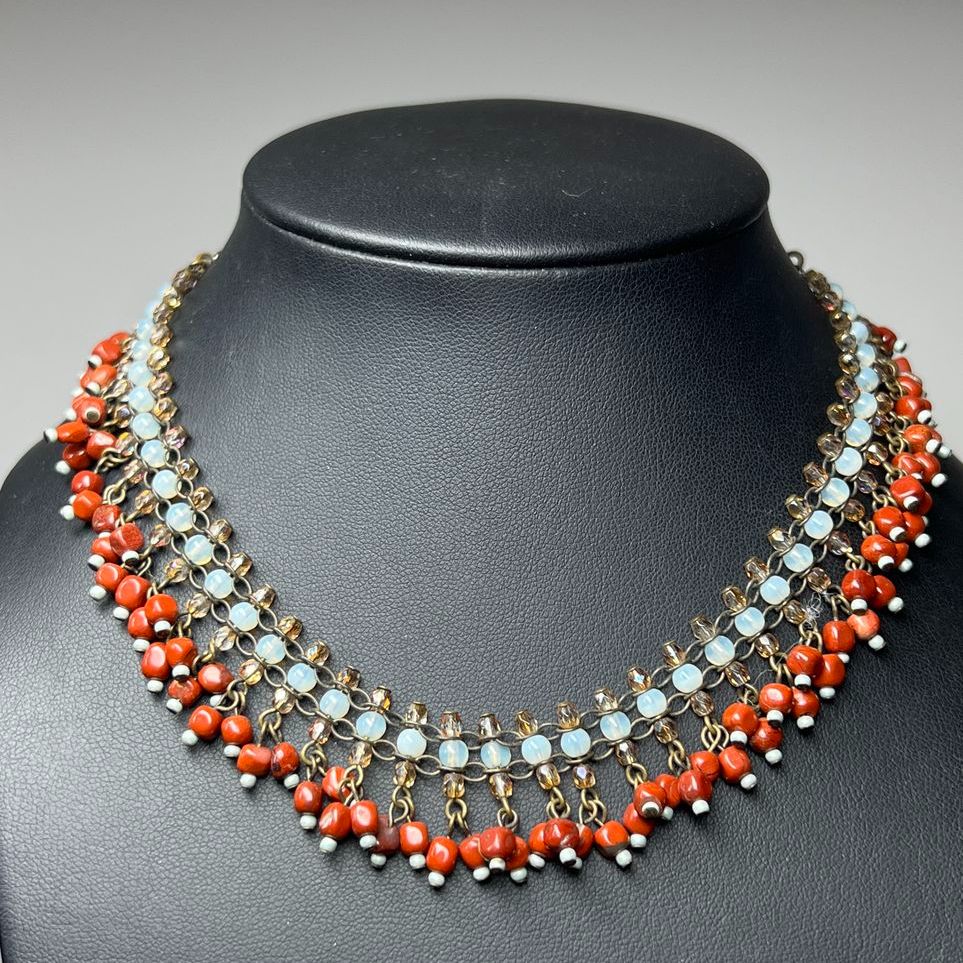 David Aubrey Dangling Beaded Necklace