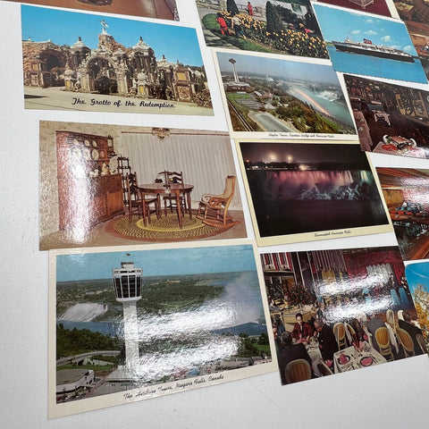 Vintage Chrome Postcard Lot Unposted US Canada Travel Mid Century Collection