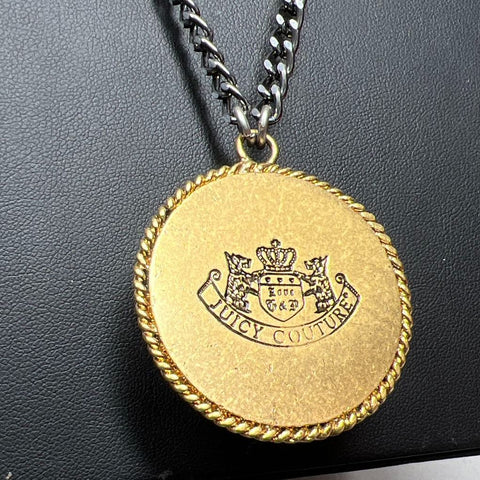 Juicy Couture Large Solitaire Rhinestone Necklace