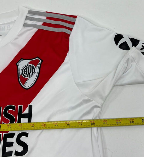 Adidas River Plate 2020/21 Home White Red Soccer Football Jersey Men's XL