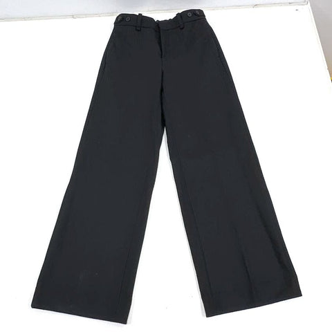 Banana Republic Black NWT Sailor High-Rise Wide-Leg Pants Trousers Women's 8