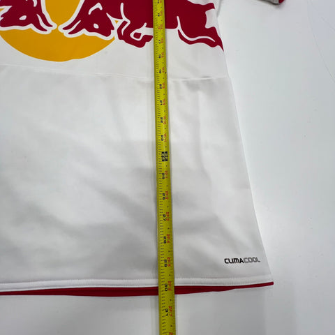 Adidas New York Red Bull 2011-12 Home Soccer Jersey White MLS Men's Size L