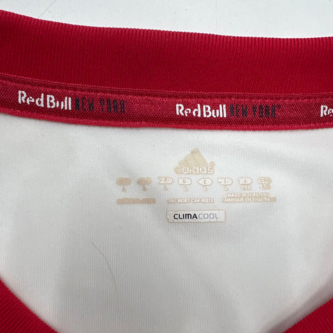 Adidas New York Red Bull 2011-12 Home Soccer Jersey White MLS Men's Size L