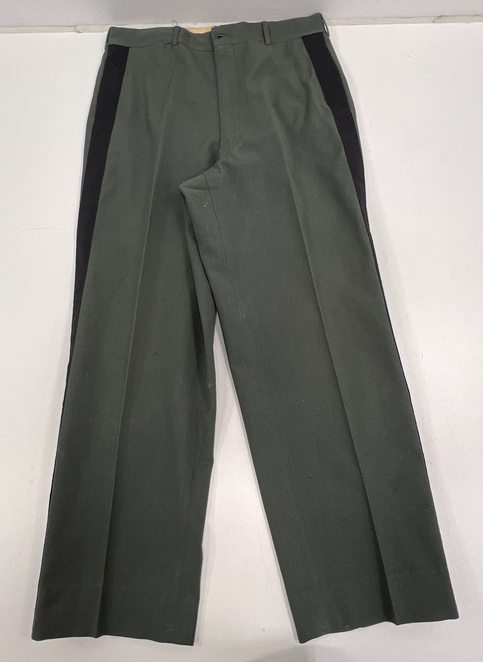 Vintage 50s US Army Green Wool Serge Dress Uniform Suit Men's 42L 36x34