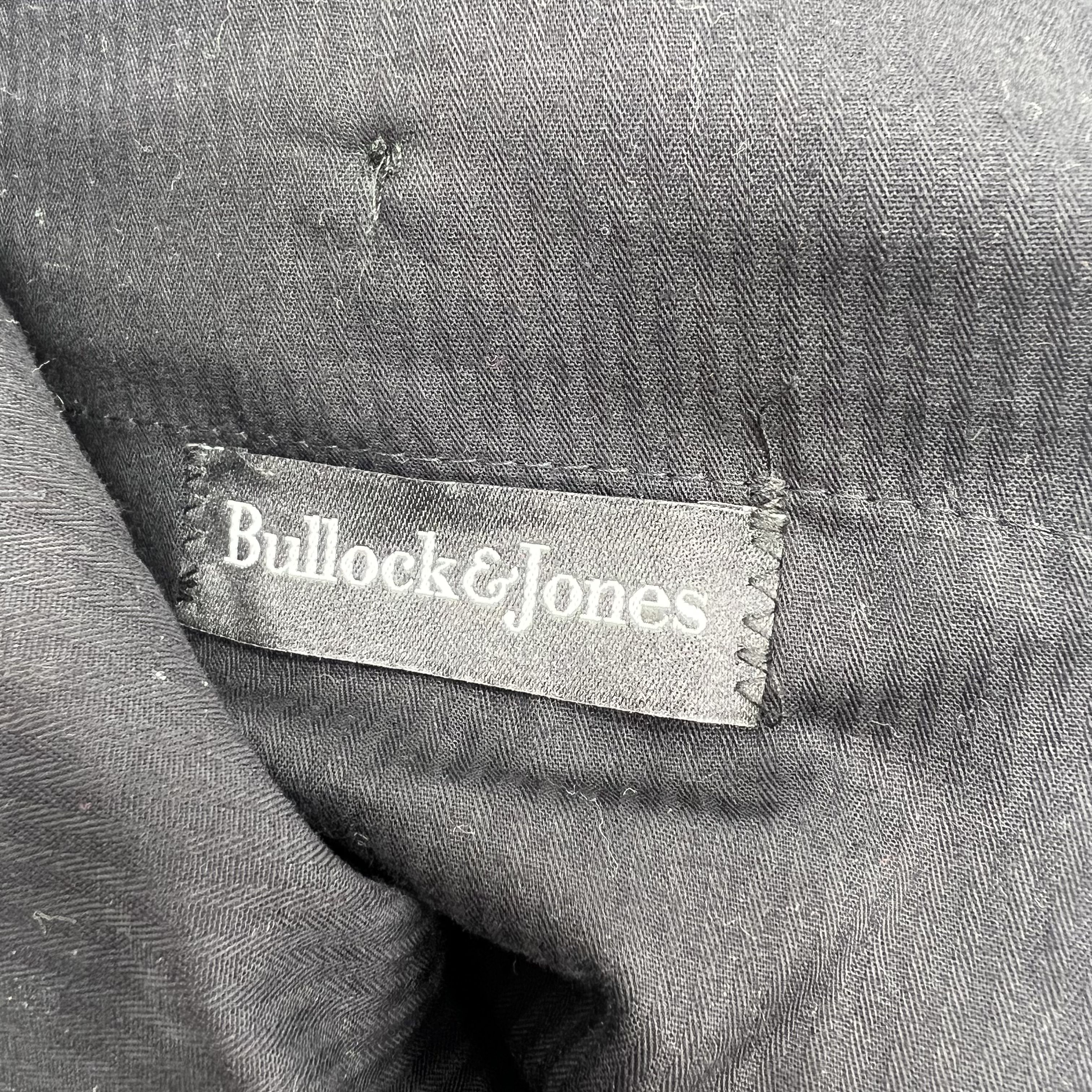 NWT Bullock & Jones Cade Blue Wool Plaid Slacks Pants - Size 38R Tollegno 1900