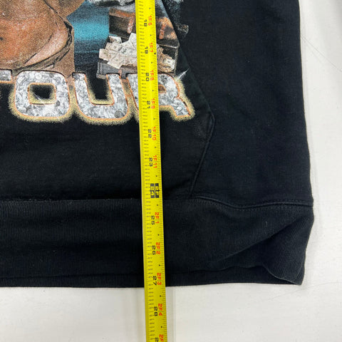 SZA SOS Tour Black Graphic Hoodie Top Dawg Entertainment Sweatshirt Men's L