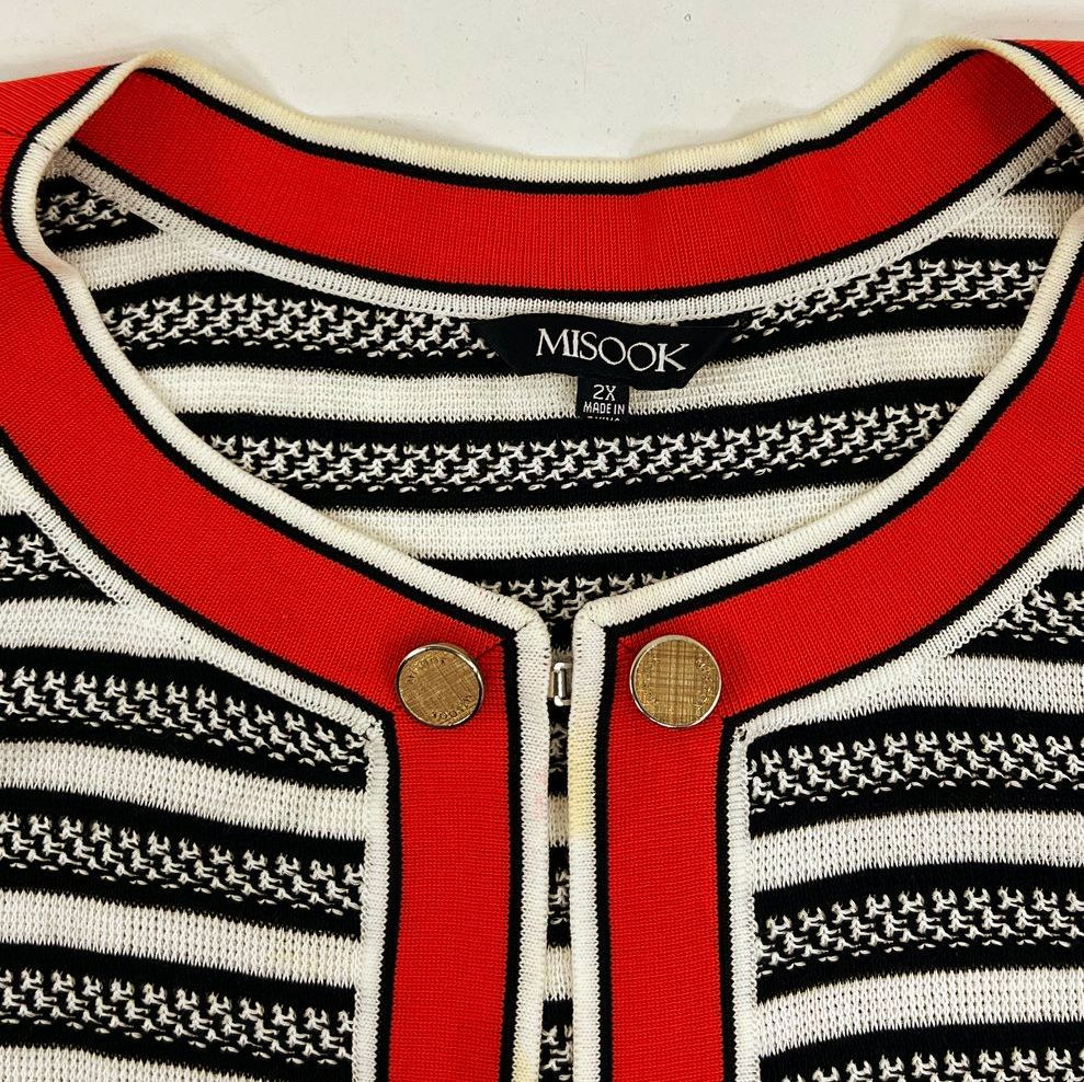 Misook Multicolor Lot of 3 Knit Top Sweater Duster Cardigan Women's 2X
