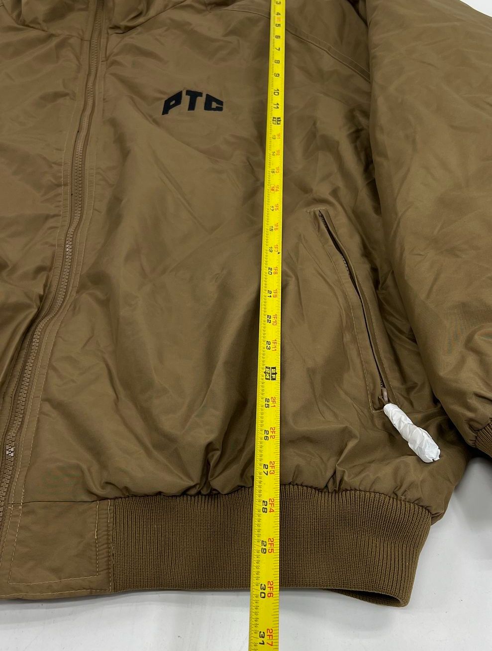 NWT Men's Tri-Mountain Brown Embroidered Fleece Lined Full Zip Coat - Size 4XL