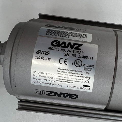 Ganz ZN-B2MAP PixelPro 2MP IP Bullet Security Camera 1080p Outdoor PoE