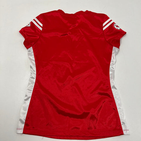 Lot of 2 NFL Team Apparel Kansas City Chiefs Womens Jersey Shirts Studded Sz M
