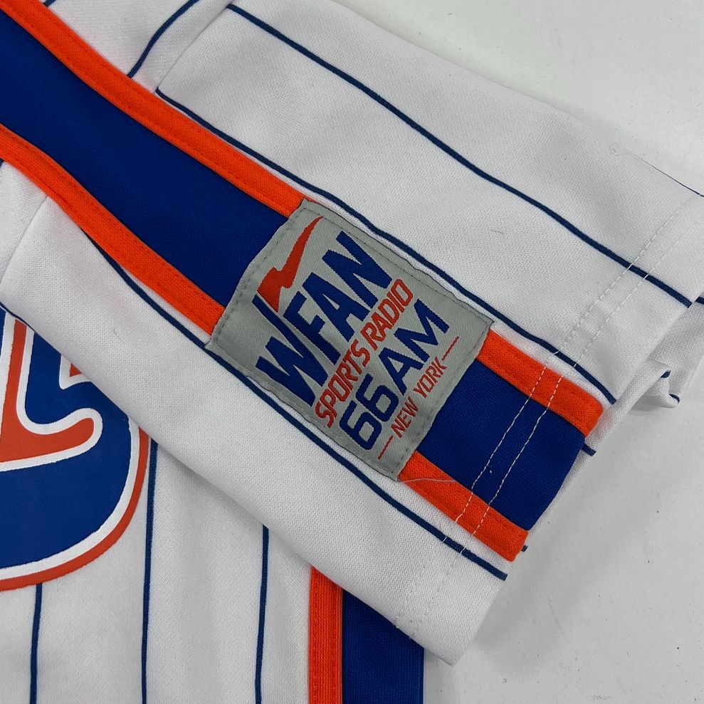 Men's Brooklyn Cyclones White Baseball Jersey Wally Backman #6 - Size Medium?