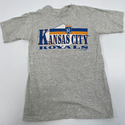 Vintage 80s Lot of 2 Kansas City Royals MLB T-Shirts Single Stitch Artex L M