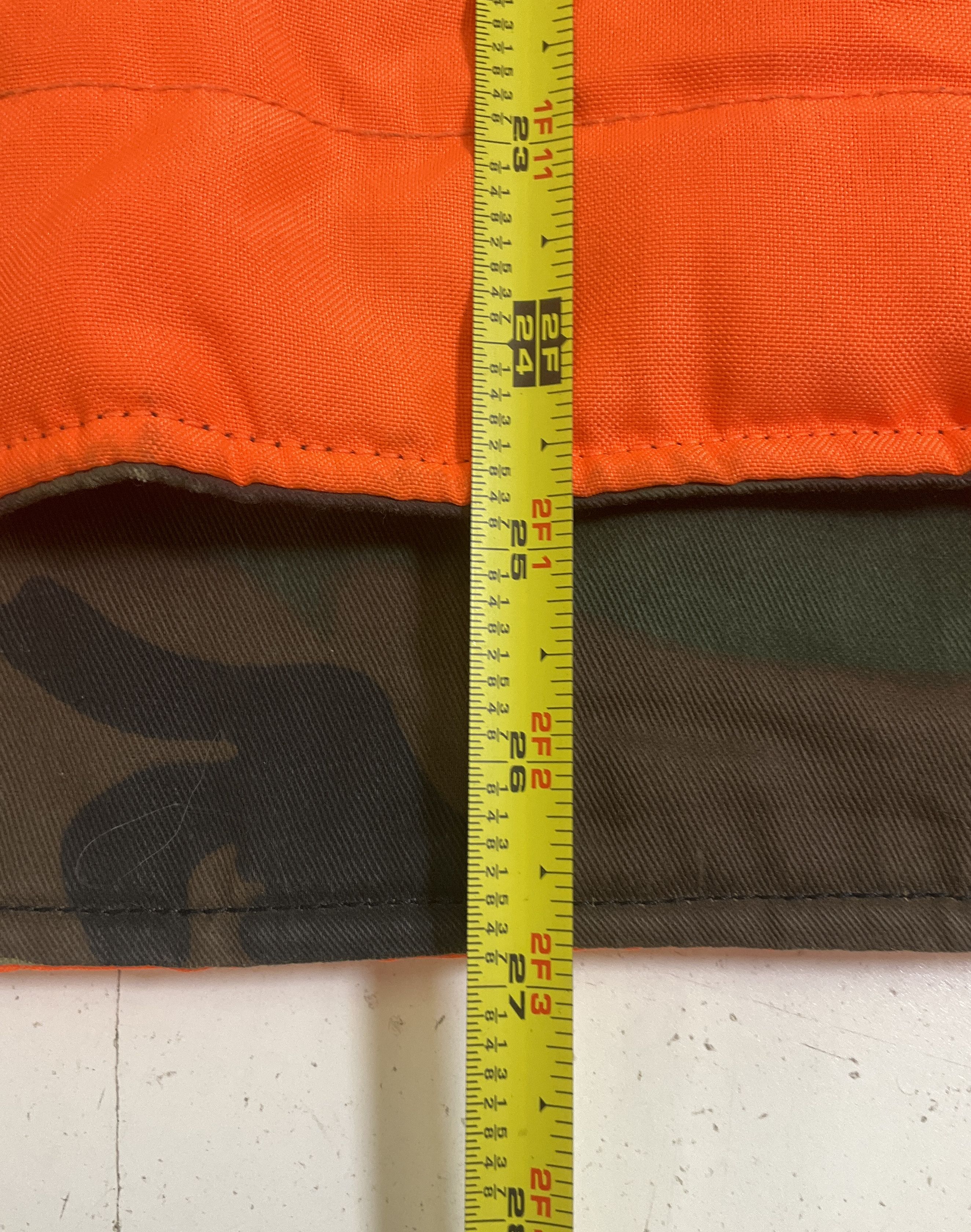 Northwest Territory Camo Orange Reversible Hunting Puffer Vest Men's L