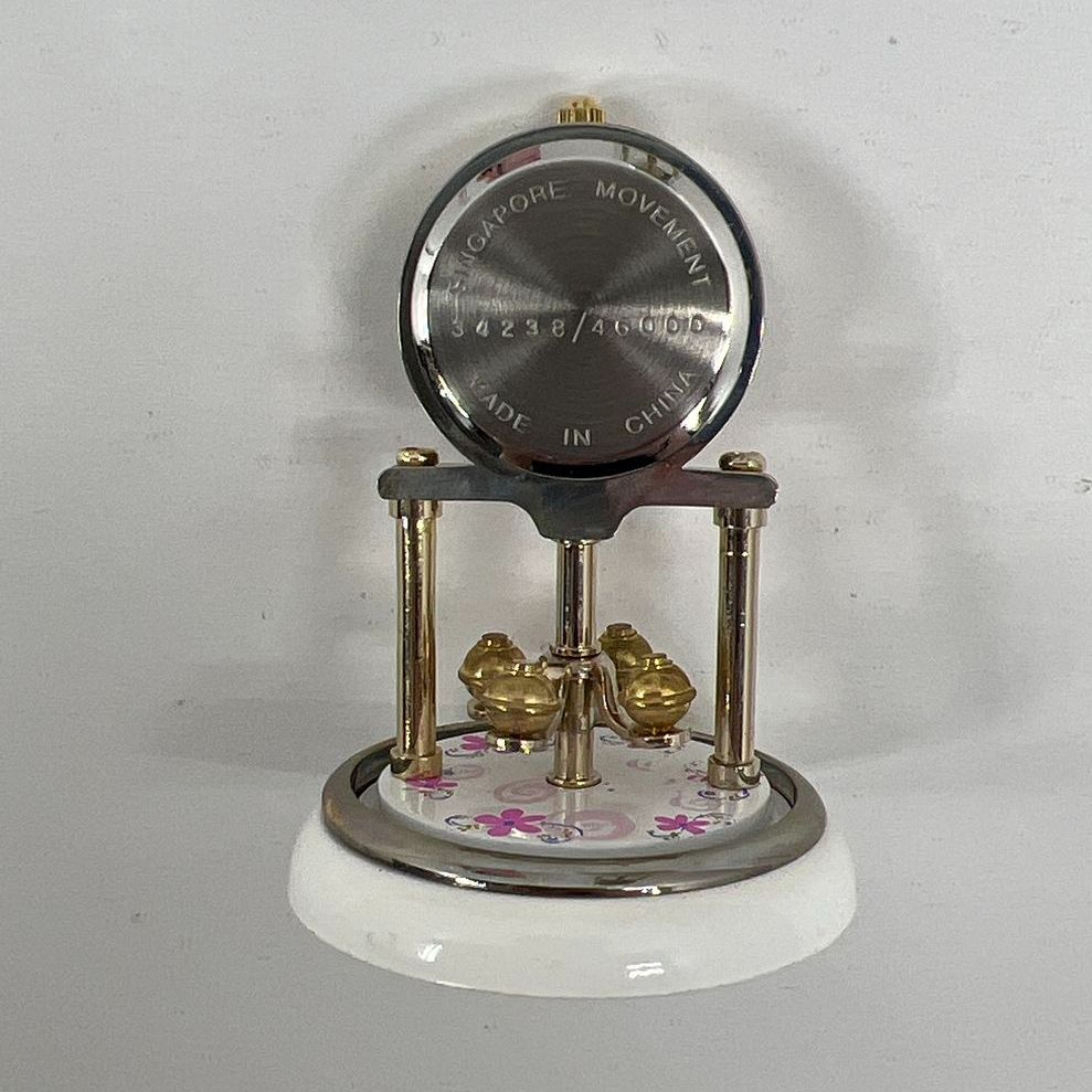 VTG Barbie Walmart Rapunzel Anniversary Cloche Spinning Clock Gift Set UNTESTED