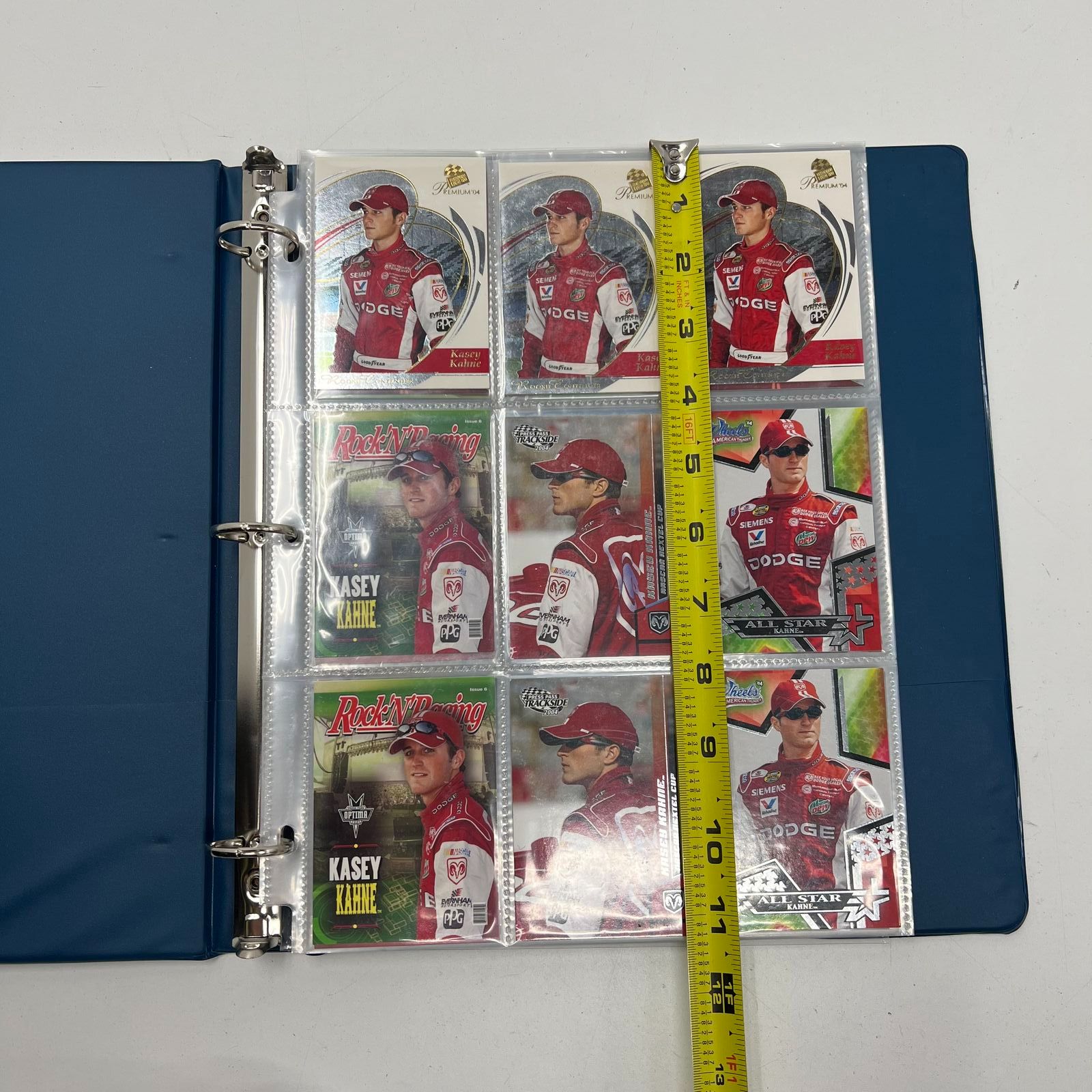 Kasey Kahne NASCAR Trading Card Lot Binder Press Pass 2004 Wheels Rookie Cards
