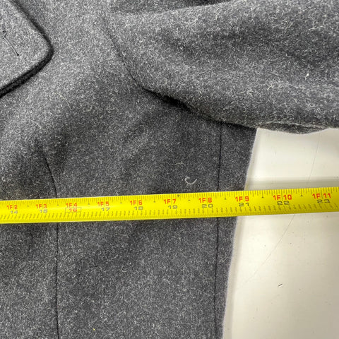 Jos. A. Bank Charcoal Gray Wool Double Breasted Peacoat Men's Coat Size L