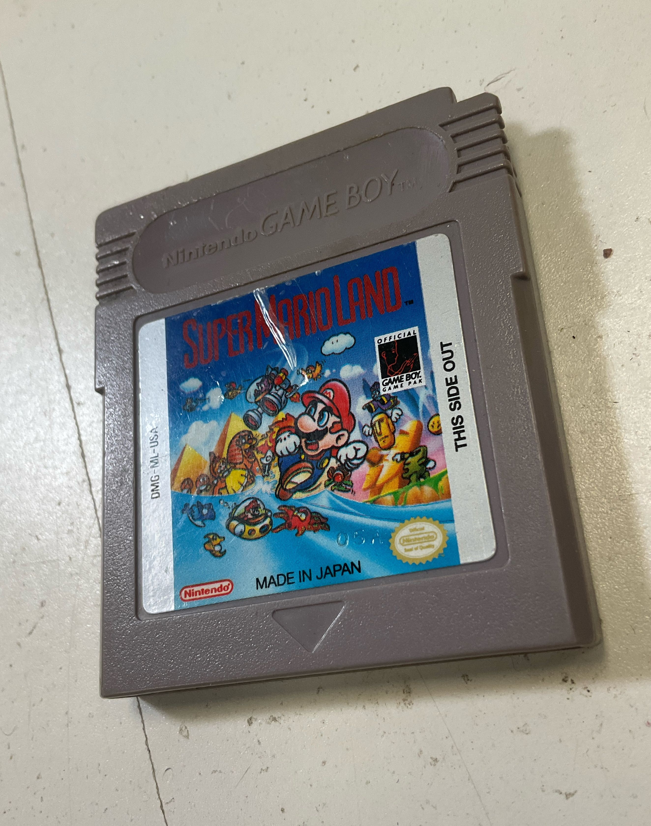 Nintendo Game Boy Super Mario Land Cartridge Tested & Working Broken Corner