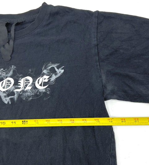 Vlone NAV Good Intentions Dove Angel Graphic T-Shirt Big V Logo Sz L