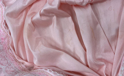 Vintage 70s Vanity Fair Embroidered Lace Trim Nightgown Peignoir Made USA Sz M