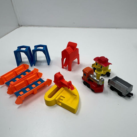 Vintage Mattel My First Wheels Train Set And Case Incomplete 1980