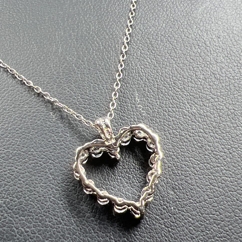 925 Sterling Silver Chain Sapphire Silver Plate Pendant Necklace NWT