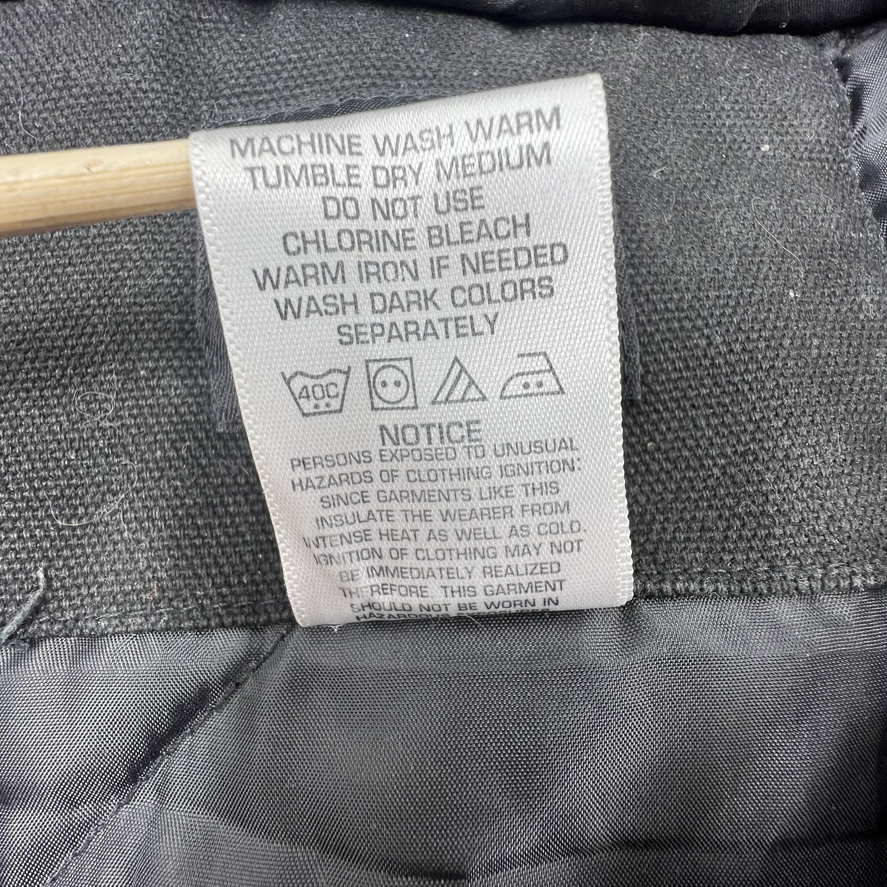 KEY Black Outerwear Jacket Full Zip Men's 3XLT 100% Cotton
