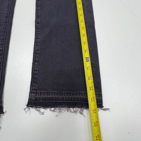 Levi's Premium 510 Skinny Gray Flex Raw Hem Jeans Men's 34x32 NWT