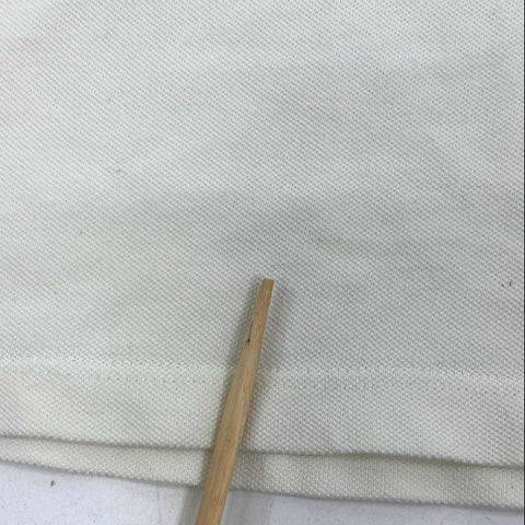 Burberry White Nova Check Placket Pique Polo Shirt Men's Size L