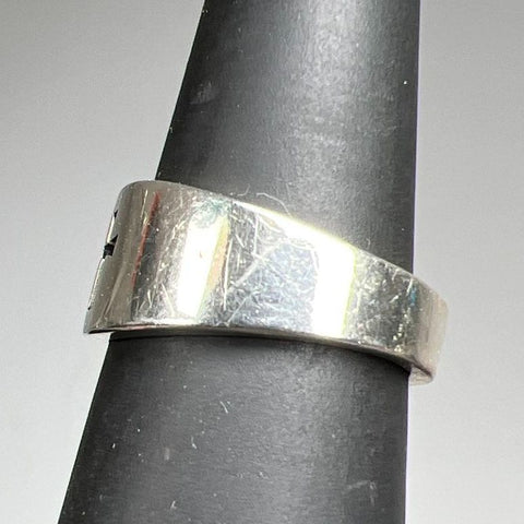 James Avery 925 Sterling Silver Cut Out Cross Ring Size 6.5 5.86g