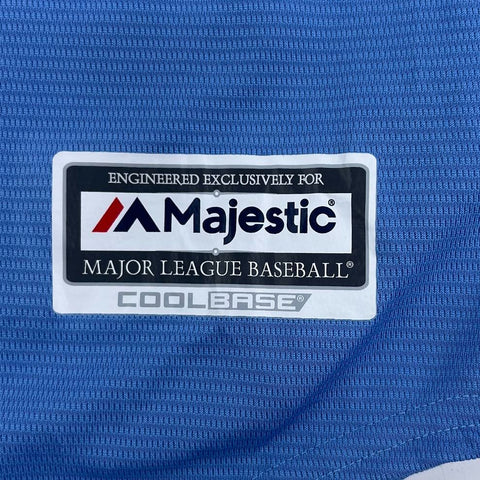 Majestic Kansas City Royals Mondesi #27 Blue Cool Base Jersey Men's Size M