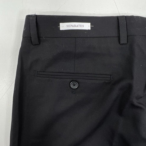 NWT Lot of 2 Pronto Uomo Platinum Black 100% Wool Dress Pants Men's Size 34