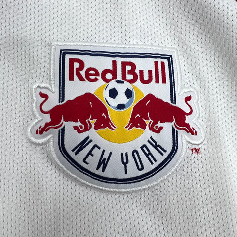 Adidas New York Red Bull 2011-12 Home Soccer Jersey White MLS Men's Size L