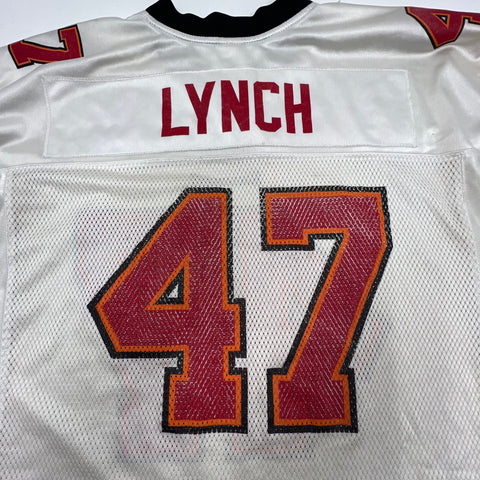 Vintage Y2K Tampa Bay Buccaneers John Lynch #47 Reebok NFL Jersey Sz L