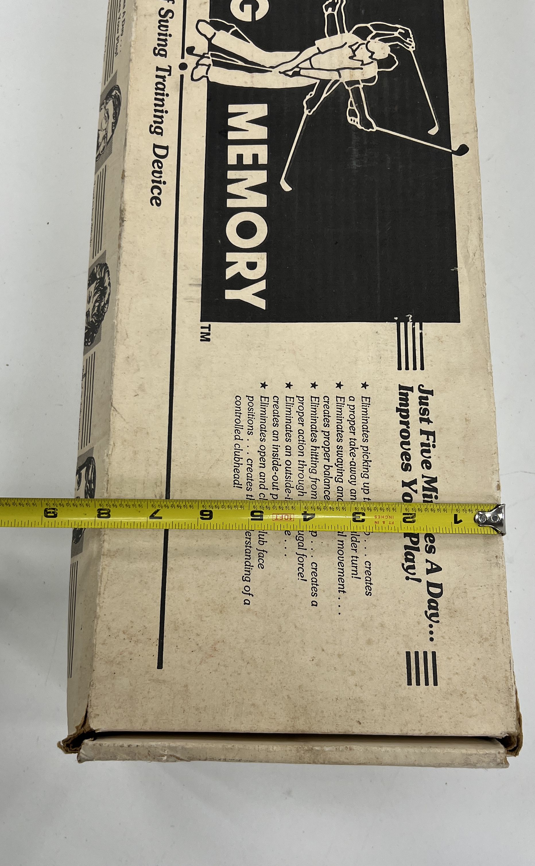 Vintage Swing Memory Golf Swing Training Device In Box with Instructions