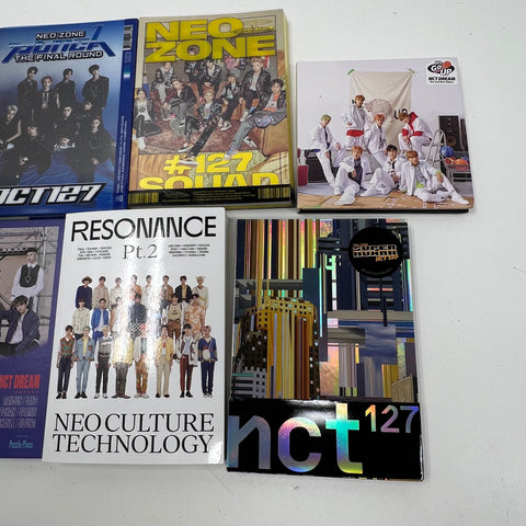 NCT 127 NCT Dream K-Pop Album CD Lot of 8 Neo Zone Resonance Regular Irregular
