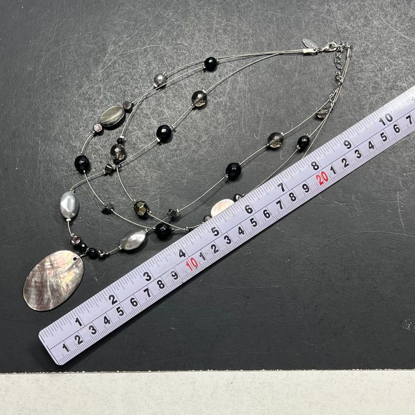 Gurrlie Girl Abalone Earrings and Necklace Set IOB