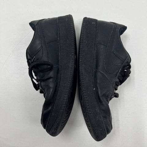 Nike Air Force 1 '07 Low Black Leather Sneakers 315122-001 Men's Size 11.5
