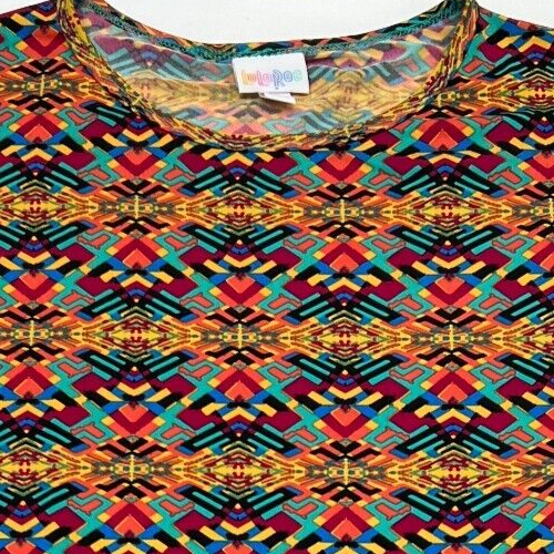 LuLaRoe Irma Tunic Shirt Top Southwestern Bright Geometric Pattern NWT –  Shop Thrift World