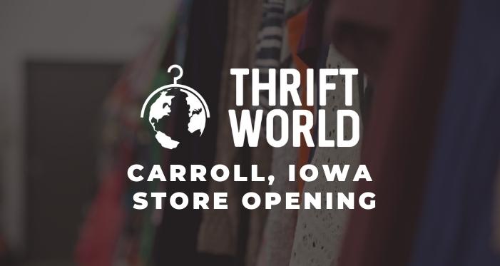 Thrift World announces new store in Carroll, Iowa