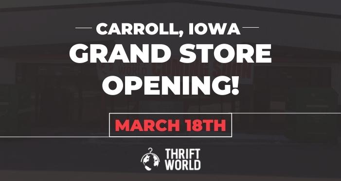 Thrift World’s Carroll, Iowa Grand Store Opening