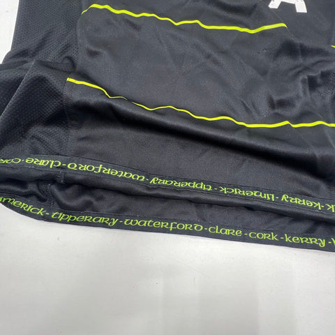 Adidas Men's Munster Rugby 2011 2012 Away Jersey Shirt Black Green Toyota