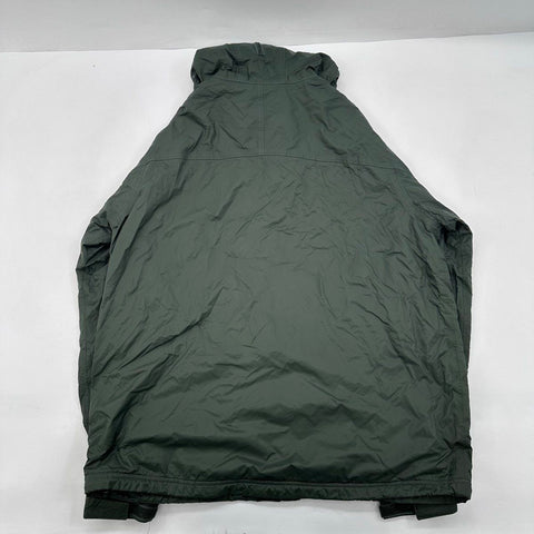 Vintage 90s L.L. Bean Hooded Fleece Lined Full Zip Jacket Sz L