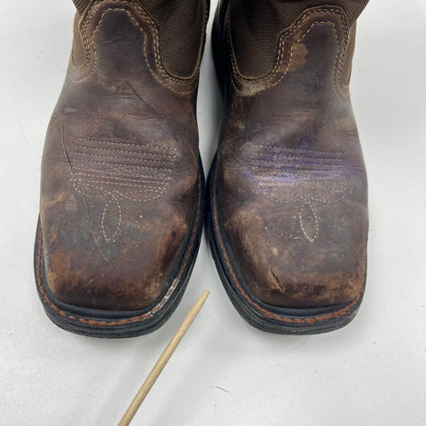 Carhartt CMP1208 Brown Leather Wellington Safety Toe Work Boots Size 9