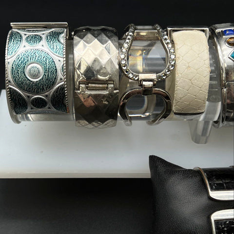 Narmi Avenue Persona Fashion Cuff Bangle Watches Variety Jewelry Lot of 10