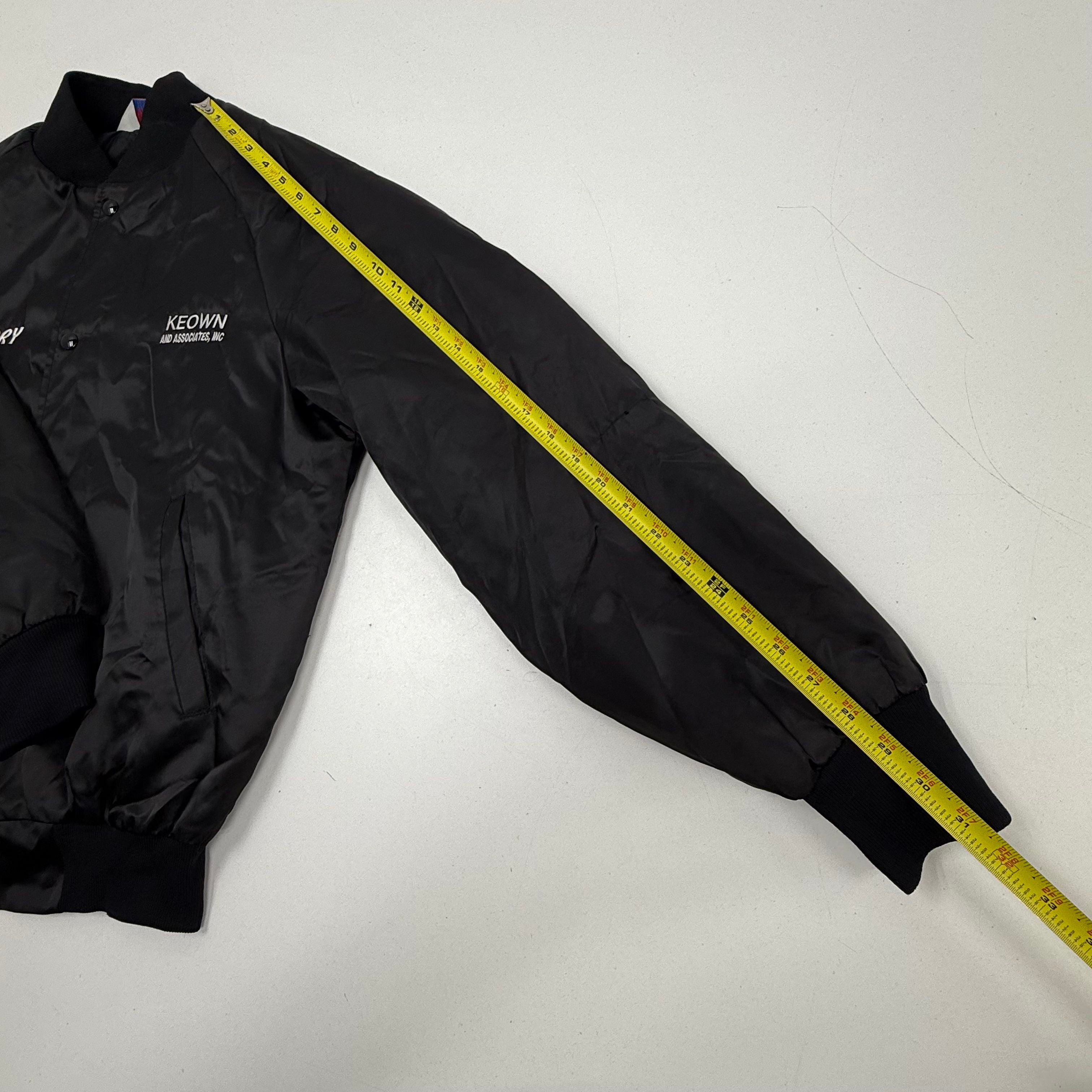 Vintage 80s WestArk Haz-Mat Response Team Bomber Jacket Made in USA Sz M