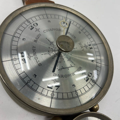 Vintage Airguide Wall Weather Station Barometer Thermometer Mid-Century Eagle
