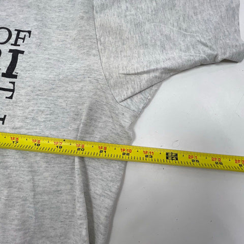 Vintage 90s University of Missouri Tigers T-Shirt Men's Gray XL Made in USA